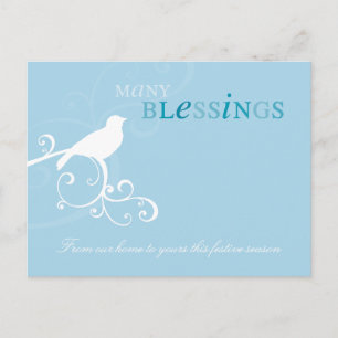 De Festividades CARTÃO POSTAL ELEGANTE: whimsicalbird 5A