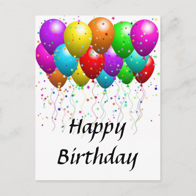 De Festividades Cartão postal - feliz aniversário (Frente)