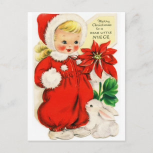 De Festividades Cartão postal "Feliz Natal para uma "Querida Sobri
