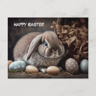 De Festividades Cartão postal Felz pascoa Bunny