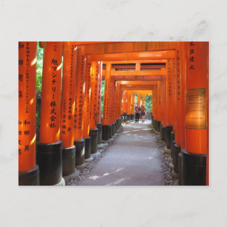 De Festividades Cartão Postal Fushimi Inari Quioto Japão