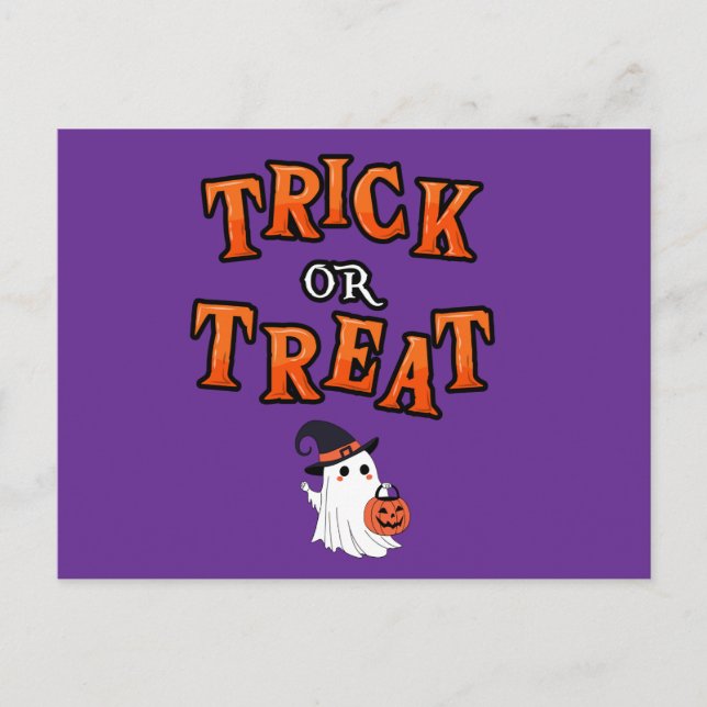 De Festividades Cartão postal Halloween (Frente)