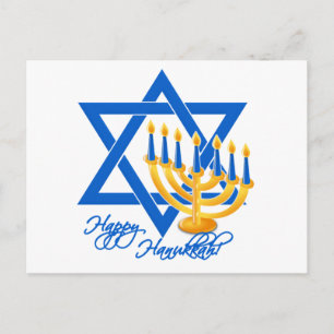 De Festividades Cartão postal Hanukkah, personalizar