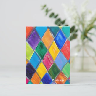 De Festividades Cartão Postal Harlequim
