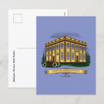 Cartão postal histórico da Praça da Cidade Maxbass