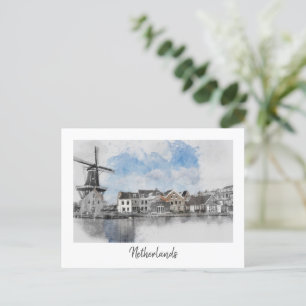 De Festividades Cartão postal Holandês - Viagem Holandês Souvenir