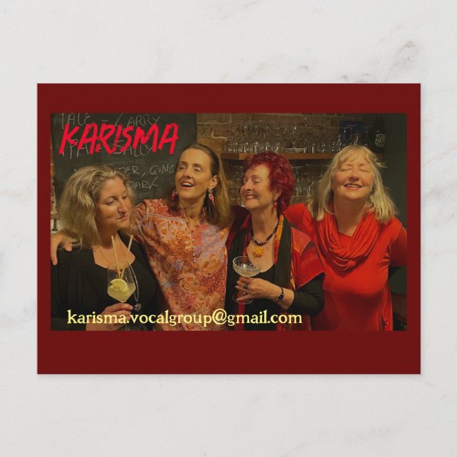 De Festividades Cartão postal Karisma (Frente)