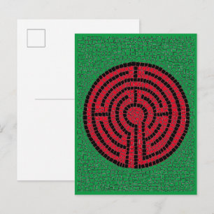 De Festividades Cartão postal LABYRINTH IX