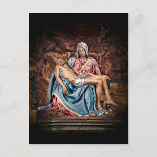 De Festividades cartão postal MICHELANGELO PIETA