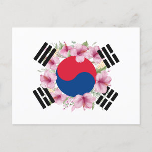 De Festividades Cartão postal Mugunghwa, Bandeira da Coreia do Sul