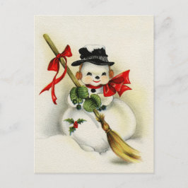 De Festividades cartão postal natais vintages