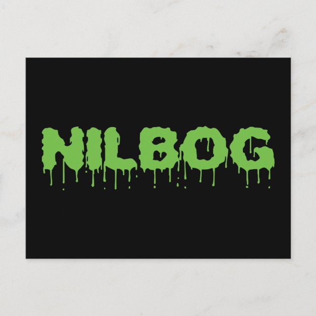 De Festividades Cartão postal NILBOG troll 2 (Frente)