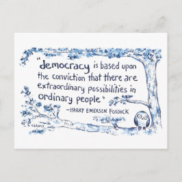 De Festividades Cartão postal Pro-Democracy
