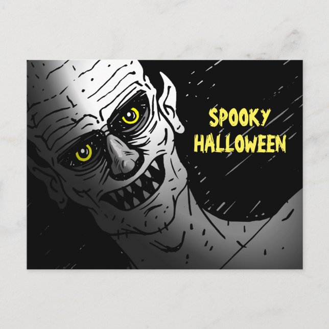 De Festividades Cartão postal Spooky halloween (Frente)