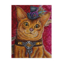 cartão postal "Sr. Meowington"