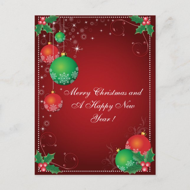 De Festividades Cartão postal vertical (Frente)