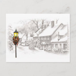 De Festividades Cartão postal Vintage ChristmasTown