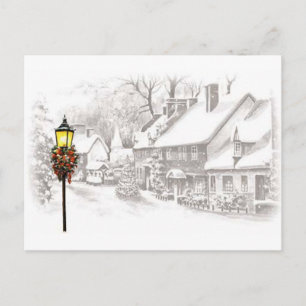De Festividades Cartão postal Vintage ChristmasTown