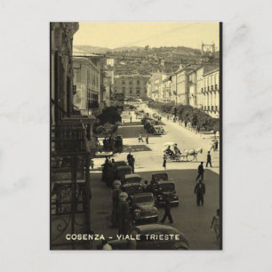 De Festividades Cartão postal Vintage Cosenza Itália