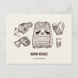 De Festividades Cartão postal Warm Wish Holiday Essentials