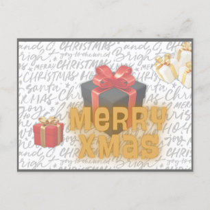 De Festividades Cartão postal Xmas