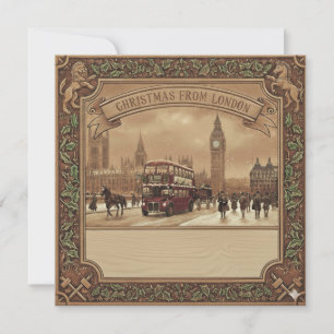 De Festividades Cartão Praça Londres - Natal