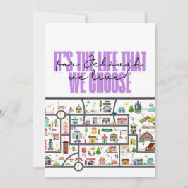 De Festividades Cartão "Território da Cidade" JW para pioneiros