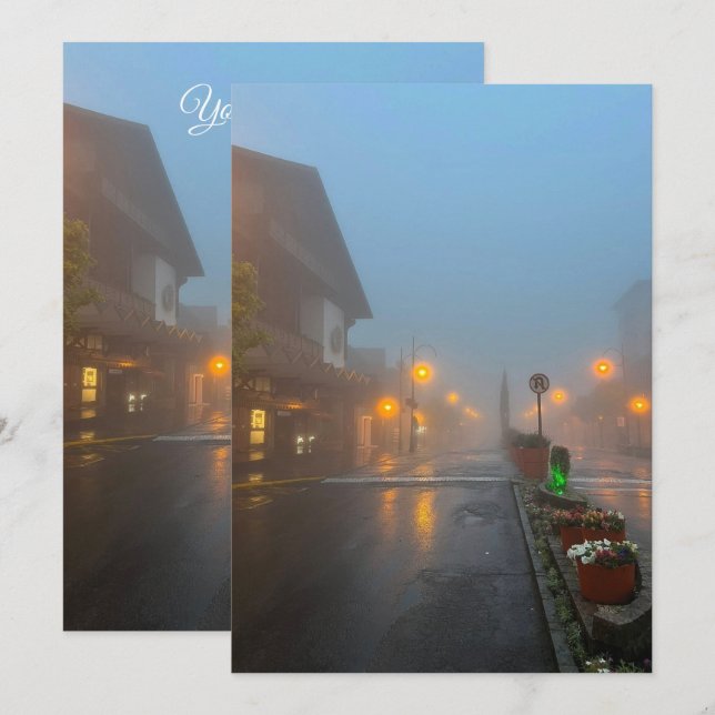 De Festividades Cartão Xmas (Frente/Verso)