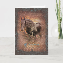 De Festividades Cavalo Frísia - Cartão Saudável