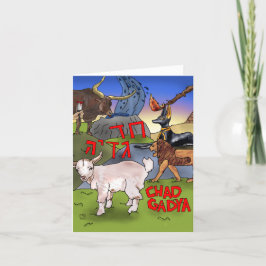 De Festividades Chad Gadya - Feliz Criança da Passagem - Cartão