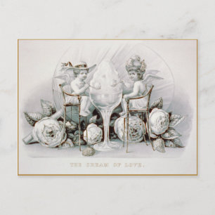 De Festividades Cherubs & Sorvete: Namorados - Cartão postal