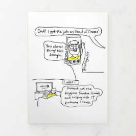 De Festividades Com Dobra Tripla Chefe do cartão