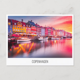 De Festividades Copenhaga, Dinamarca - cartão postal viagem
