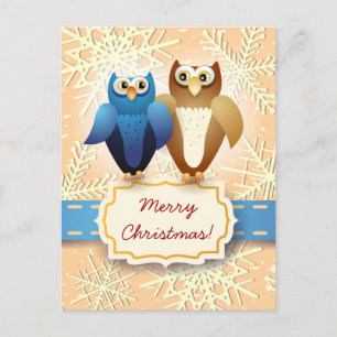 De Festividades Corujas apaixonadas, cartão postal