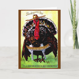 De Festividades Cowboy Turquia - Cartão