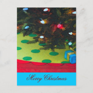 De Festividades Debaixo da Árvore ~ CARTÃO POSTAL FOTO INSERIR