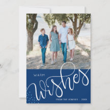 Desejos quentes - cartão com fotos