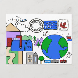 De Festividades Dia do Cartão Postal Mundial 2026 (transporte)