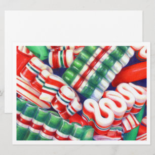 De Festividades DOCES EM FITAS 6.5x8.75 Cartão Plano