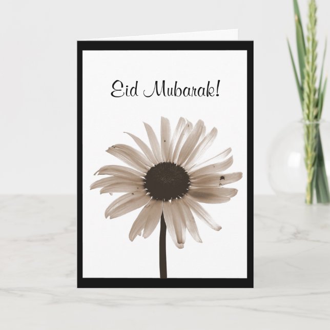 De Festividades Eid Mubarak - Cartão Saudável (Frente)