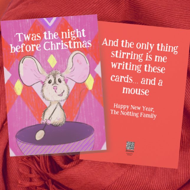 De Festividades Engraçado Atraso Após O Natal Novo Cartão (Criador carregado)