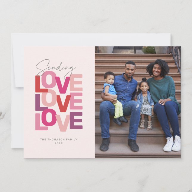 De Festividades Enviando o cartão com fotos vermelho-rosa do Namor (Frente)