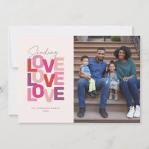 Enviando o cartão com fotos vermelho-rosa do Namor