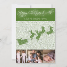 "Era a noite antes do Natal" Cartão com fotos