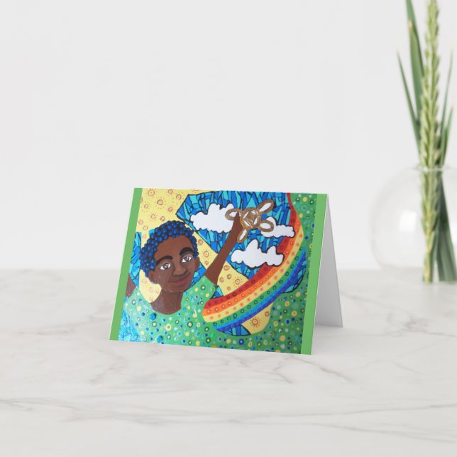 De Festividades Eu posso ver claramente agora o cartão (Frente)