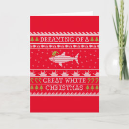 De Festividades Excelente White Natal Engraçado Cartão Vermelho Fe