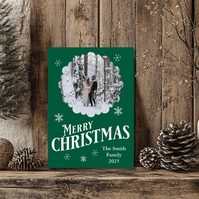 De Festividades Família Personalizada e Cachorro Feliz Cartão com  (Criador carregado)