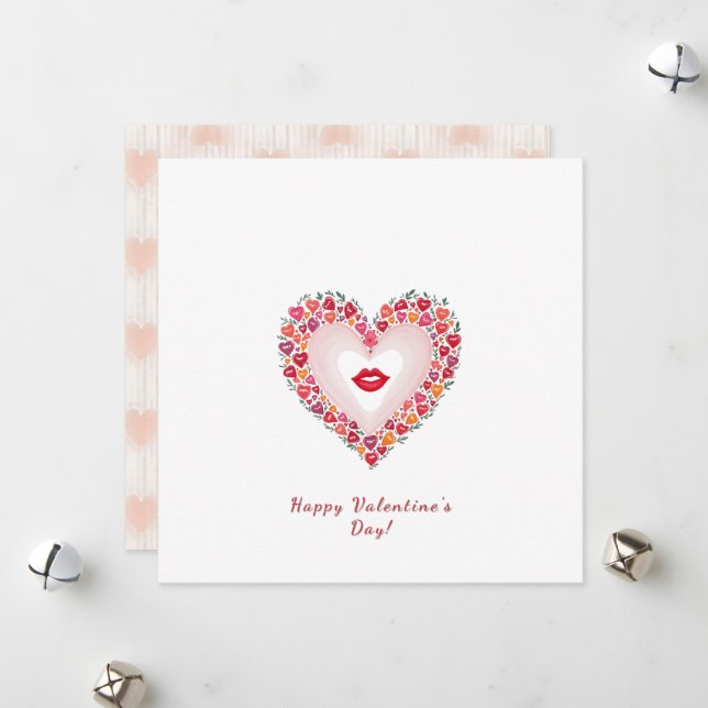 De Festividades Feliz Dia dos Namorados! Cartão do Dia dos Namorad (Frente/Verso In Situ)