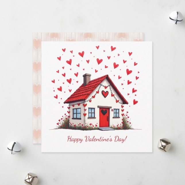 De Festividades Feliz Dia dos Namorados! Cartão do dia dos namorad (Frente/Verso In Situ)