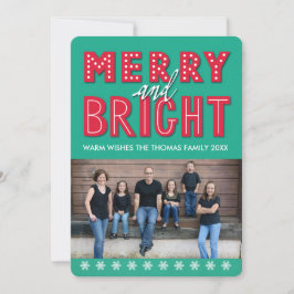 De Festividades Feliz e Cartão com fotos brilhante